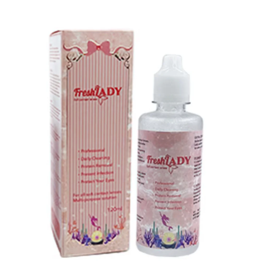 محلول عدسات